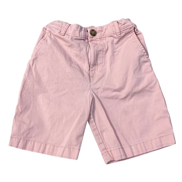Boy's Outfit Vineyard Vines Shirt Carters Shorts Size 7 Pink Plaid - Picture 6 of 8